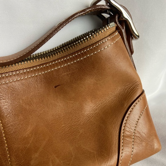 Camel brown leather Coach bag - Picture 11 of 11